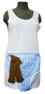 Белье ритуальное женское